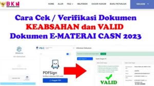 Cara Cek Keaslian E-Meterai Online yang Jarang Diketahui